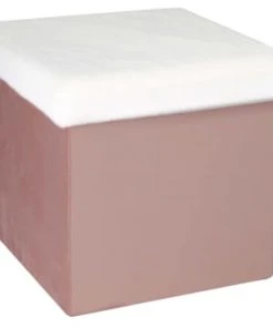 The Home Deco Kids Pouf Coffre Pliable Imitation Fourrure Léo Gris Clair Et Blanc -Maisons du Monde boutique pouf coffre pliable imitation fourrure leo rose des bois 5