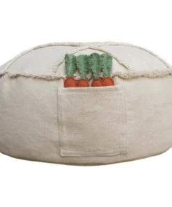 Lorena Canals Pouf Enfant Ludique Beige En Coton D50cm -Maisons du Monde boutique pouf enfant ludique beige en coton d50cm 1