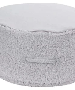 Lorena Canals Pouf Gris Perle -Maisons du Monde boutique pouf gris perle 4