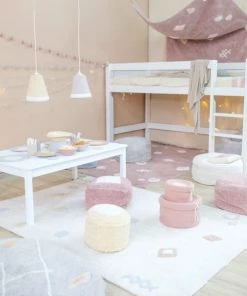 Lorena Canals Pouf Gris Perle -Maisons du Monde boutique pouf gris perle 5