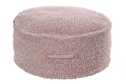 Lorena Canals Pouf Vintage Rose 3 Lorena Canals Pouf Vintage Rose