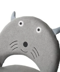 Crochetts Siège Mousse 100% Coton Gris -Maisons du Monde boutique siege mousse 100 coton gris 3