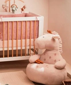 Noukie's Sofa Tiga En Veloudoux, Beige/ocre -Maisons du Monde boutique sofa tiga en veloudoux beige ocre 1