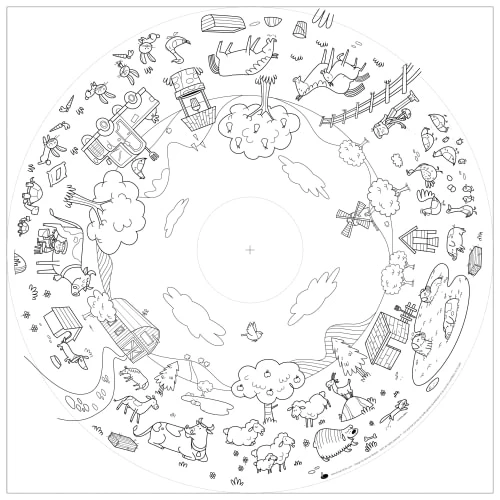 Drawin’table Table à Dessiner Multifonction 70x70x48 Cm Avec 2 Tabourets 5 Drawin’table Table à Dessiner Multifonction 70x70x48 Cm Avec 2 Tabourets - Image 3