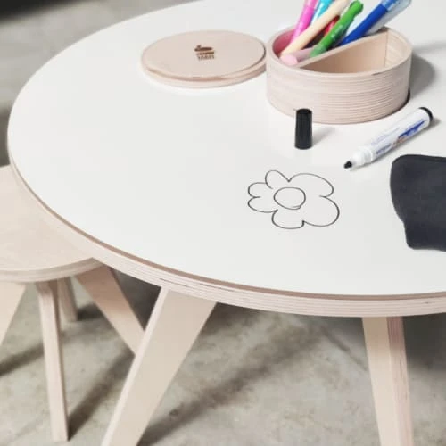 Drawin’table Table à Dessiner Multifonction 70x70x48 Cm Avec 2 Tabourets 7 Drawin’table Table à Dessiner Multifonction 70x70x48 Cm Avec 2 Tabourets - Image 5