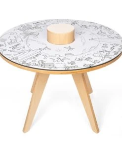 Drawin’table Table à Dessiner Multifonction En Bois D70 Cm
