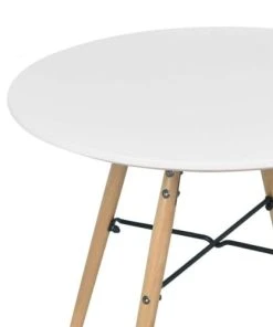 Wadiga Table Enfant Ronde Bois Blanc -Maisons du Monde boutique table enfant ronde bois blanc 2