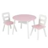 KidKraft Table Enfant Ronde Rose + 2 Chaises 1 KidKraft Table Enfant Ronde Rose + 2 Chaises -Maisons du Monde boutique table enfant ronde rose 2 chaises
