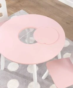 KidKraft Table Enfant Ronde Rose + 2 Chaises -Maisons du Monde boutique table enfant ronde rose 2 chaises 5