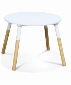 Alice's Garden Table Ronde Et Deux Tabourets Pour Enfants Naturel Blanc -Maisons du Monde boutique table ronde et deux tabourets pour enfants naturel blanc 3