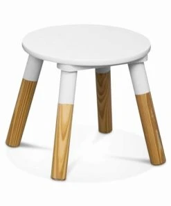 Alice's Garden Table Ronde Et Deux Tabourets Pour Enfants Naturel Blanc -Maisons du Monde boutique table ronde et deux tabourets pour enfants naturel blanc 5