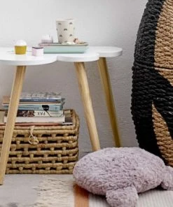 Bloomingville Tables Nuages En Bois L45/55cm - Lot De 2 -Maisons du Monde boutique tables nuages en bois l45 55cm lot de 2 5