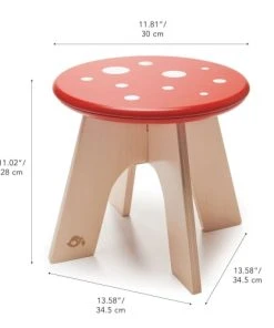 Tender Leaf Toys Tabouret Champignon -Maisons du Monde boutique tabouret champignon 1