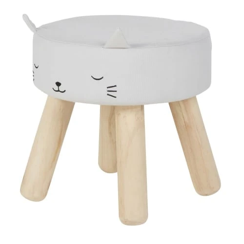 Maisons Du Monde Tabouret Chat Gris, 30.5x30.5x30 4 Maisons Du Monde Tabouret Chat Gris, 30.5x30.5x30 - Image 2