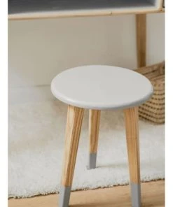 Saudara Collections Tabouret Enfant Bois Massif Mindy Naturel Et Gris -Maisons du Monde boutique tabouret enfant bois massif mindy naturel et gris 5