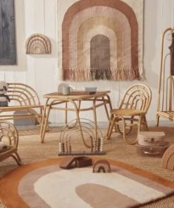 OYOY Living Design Tabouret Rainbow En Liège H22x45x20cm -Maisons du Monde boutique tabouret rainbow en liege h22x45x20cm 1